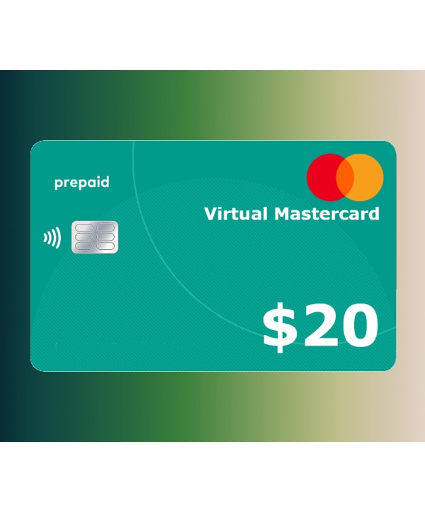 MyPaymentVault Virtual Mastercard USD 20 Key GLOBAL